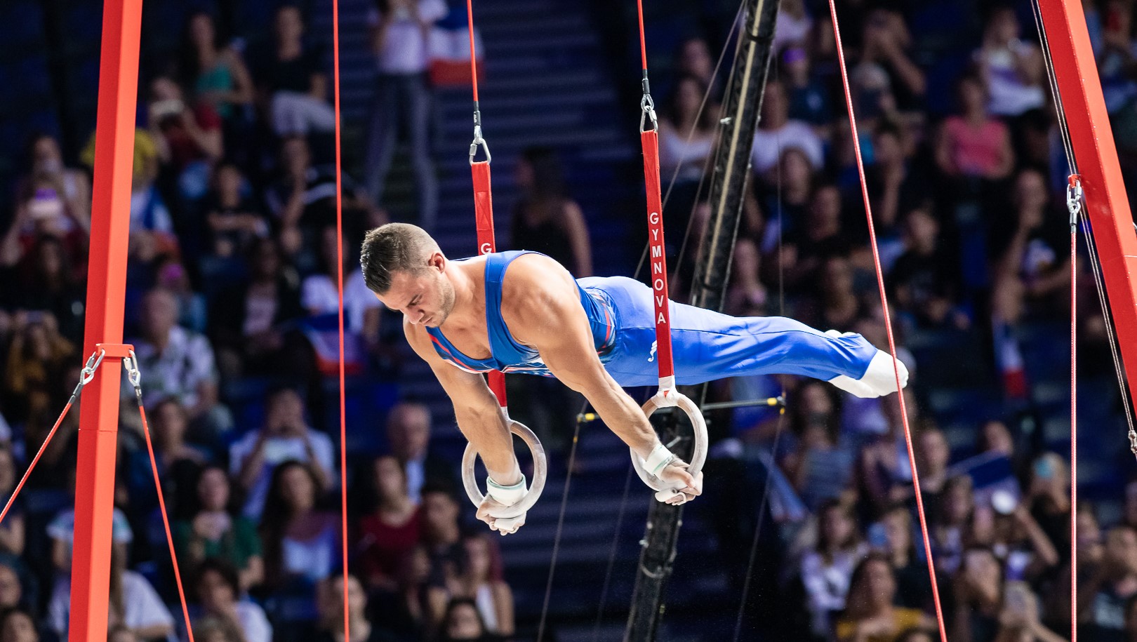 Bart Connor Preforming Rings Competition Gymnastic Meet – Stock Editorial  Photo © ProShooter #170447386