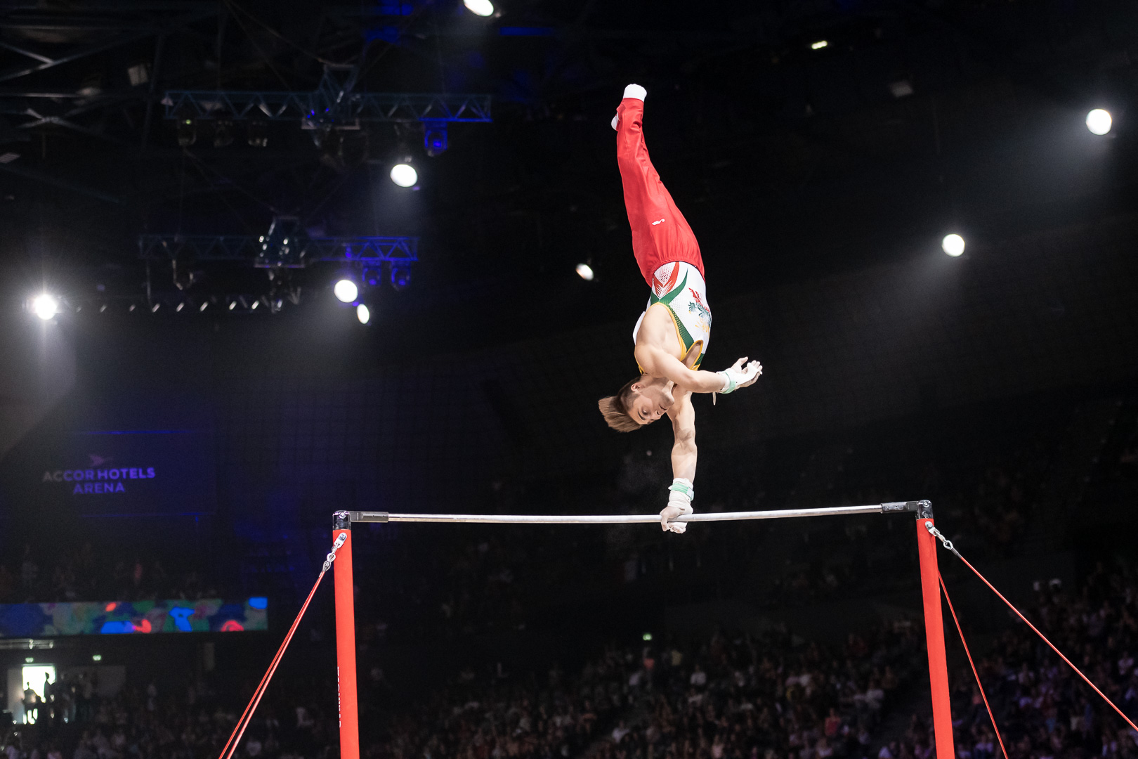 Gymnastics High Bar and Mat Combo for Kids - Extra Stable