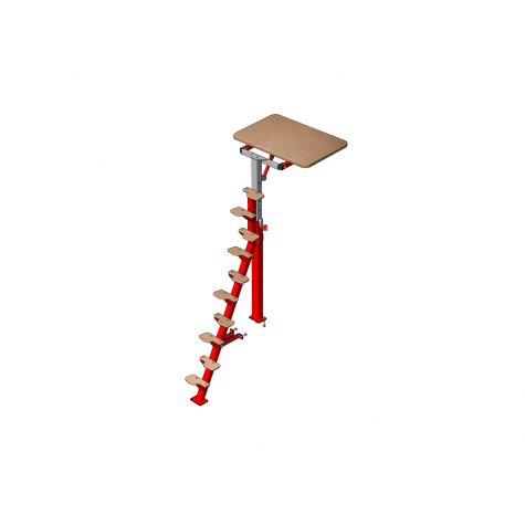 ACCESS AND SPOTTING PLATFORM FOR NEW GENERATION RAISED LANDING PIT ref. 7097A WITHOUT BEDDING (*)