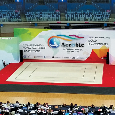 CANCUN COMPETITION AEROBIC FLOOR - 12 x 12 m - FIG Approved