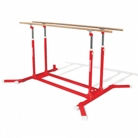 COMPETITION PARALLEL BARS WITH REINFORCED FRAME & HAND-RAILS - FIG Approved