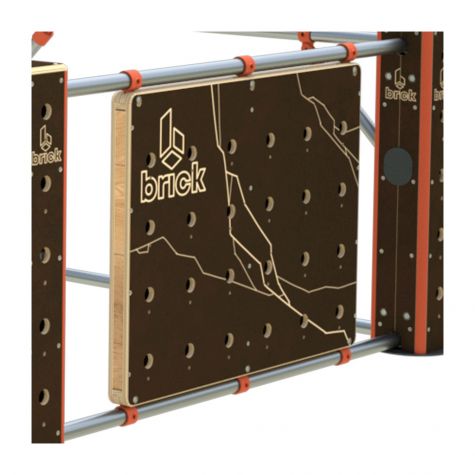 FACADE BOIS POUR STRUCTURES TUBULAIRES BRICK