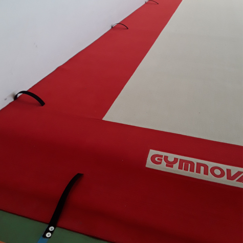 FIXING SYSTEM FOR PVC COVERS - EXERCICE FLOOR WITH FOAM BLOCKS VERSION