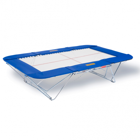 TRAMPOLINE MASTER - TOILE 13 x 13 mm - CHARIOTS ELEVATEURS A ROULETTES