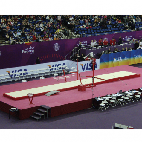 SET OF LANDING MATS FOR COMPETITION ASYMMETRIC BARS - 28 m²