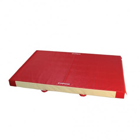 STANDARD SAFETY MAT - SINGLE DENSITY - PVC COVER - WITH ATTACHMENT STRIPS - 300 x 200 x 20 cm