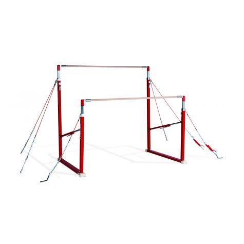 Barre de gymnastique horizontale professionnelle pour enfants - Barre  asymétrique réglable en hauteur - 0,9 à 1,5 m - Rouge : : Sports  et Plein air