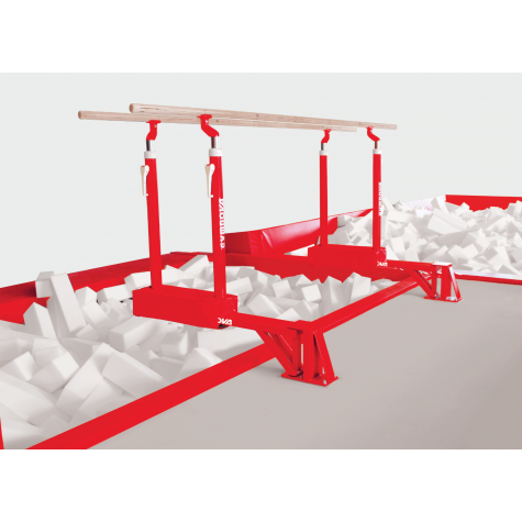 PIT MOUNTED FOLDING PARALLEL BARS (WITHOUT BEDDING) (*)