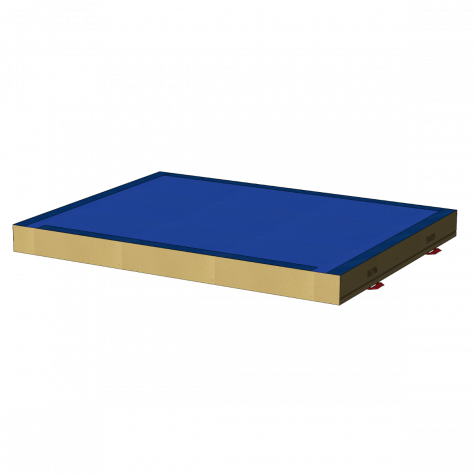 LANDING MAT FOR PARALLEL BARS - WITH BASE CUT-OUTS - 260 x 200 x 20 cm