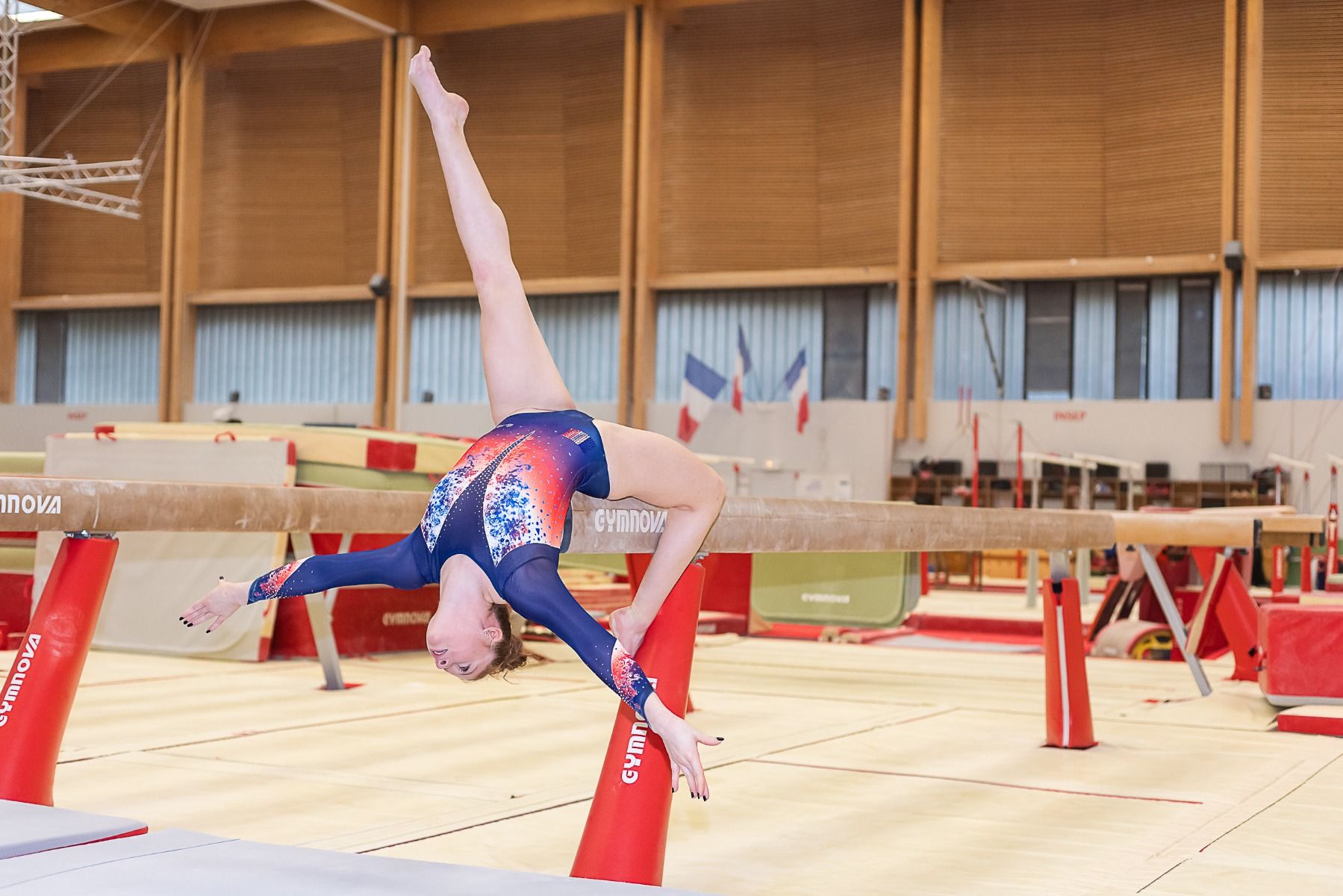 Poutre de gymnastique compétition Gymnova pour les clubs et collectivités