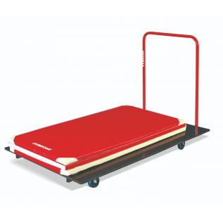 CHARIOT DE TRANSPORT POUR RANGEMENT HORIZONTAL DE TAPIS ET MATELAS