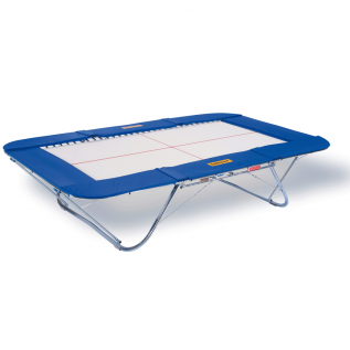 MASTER TRAMPOLINE - SYNTHETIC BED - LIFTING ROLLER STANDS