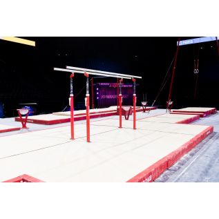 SET OF LANDING MATS FOR COMPETITION PARALLEL BARS - 43 m² - FIG Approved