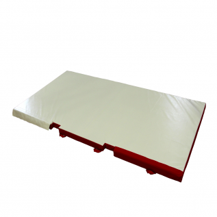 CUSTOM LANDING MAT FOR POMMEL HORSE - WITH BASE CUT-OUTS - 400 x 200 x 10 cm