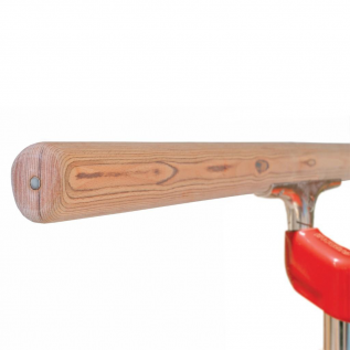 REINFORCED HAND-RAIL WITH PVC SUPPORT FOR PARALLEL BARS - THE UNIT