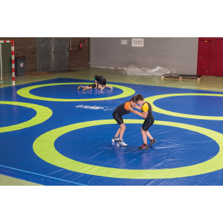 REVERSIBLE WRESTLING TRAINING MAT - 1200 x 1200 x 4 cm