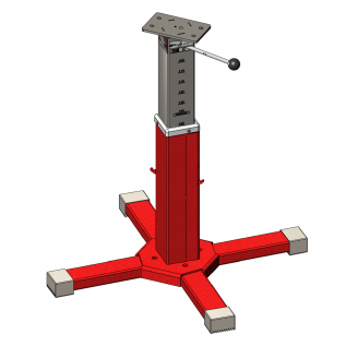 COMPLETE VAULTING TABLE PEDESTAL BASE ONLY